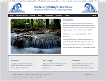 Tablet Screenshot of acquainformata.eu